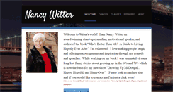 Desktop Screenshot of nancywitter.com